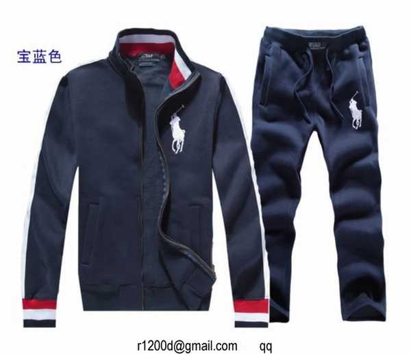 Survêtement Homme Grande Taille Chaud Full Zip - Ensemble Jogging Sport Décontracté Hiver